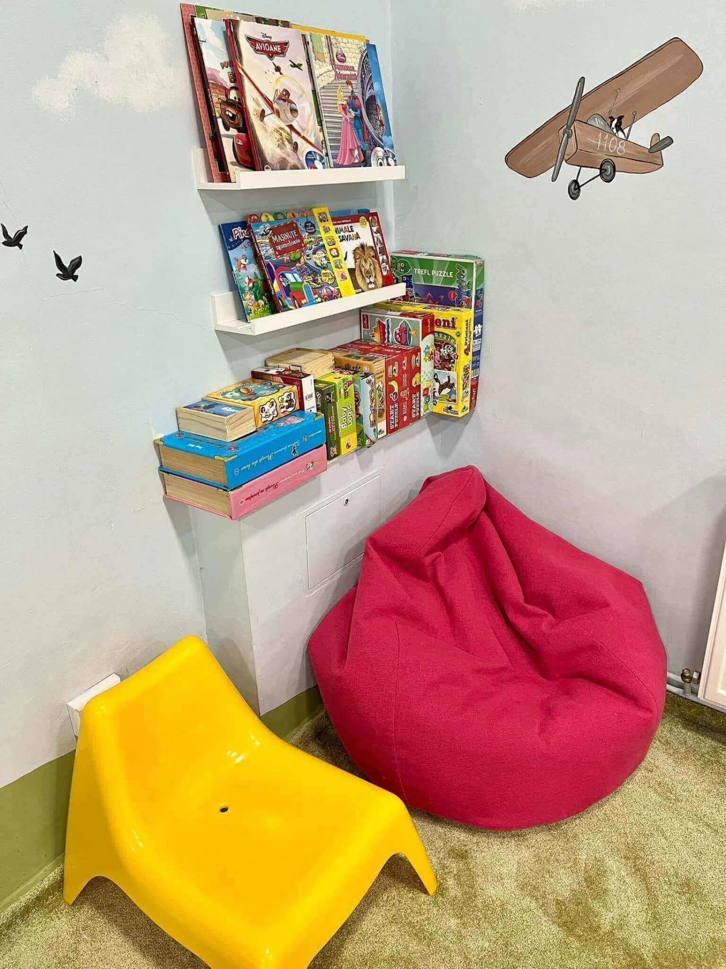 Colțul de lectură de la Kids Joy Center